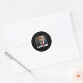 Cat Trump 9 leeft Baby _2 Ronde Sticker (Envelop)