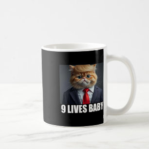 Cat Trump 9 Lives Baby Trump 2024 Winnaar Overwinn Koffiemok