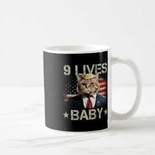Cat Trump 9 Lives Baby Trump 2024 Winnaar Overwinn Koffiemok