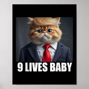 Cat Trump 9 woont in Baby Poster