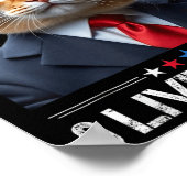 Cat Trump 9 woont in Baby Poster (Hoek)