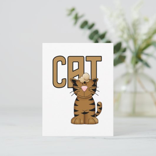 Cat Tshirts en Gifts Briefkaart (Staand voorkant)