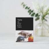 CAT, TURTLE EN BASKETBALL VISITEKAARTJE (Staand voorkant)