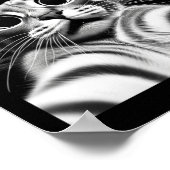 Cat Ufo Invasion _ Funny Cat Meme Retro Alien Cat Poster (Hoek)