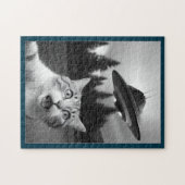 Cat UFO New Jersey Drones UAP Invasion Legpuzzel (Horizontaal)