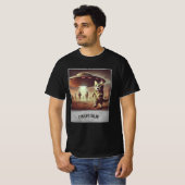 Cat UFO Selfie: Bang Kat (Mannen t-shirt) #02 T-shirt (Voorkant volledig)