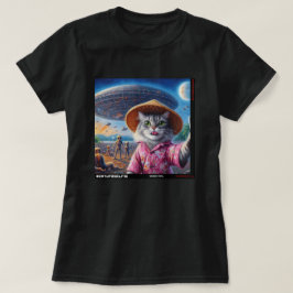 Cat UFO Selfie: Cadeau van het katje #11 T-shirt