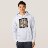 Cat UFO Selfie:  Invasie (Mannen Hoodie (Voorkant volledig)