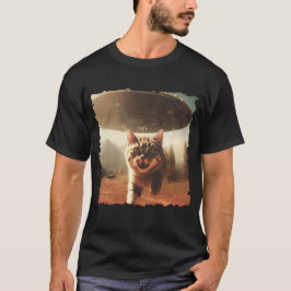 Cat UFO Selfie: Invasion / Herren Tshirt #3