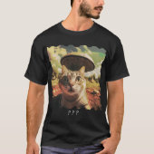 Cat UFO Selfie: Invasion / Herren Tshirt #7 (Voorkant)