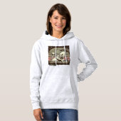 Cat UFO Selfie:  Invasion (Vrouwenhoodie) Hoodie (Voorkant volledig)
