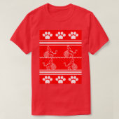 Cat Ugly Christmas Sweater  T-shirt (Design voorkant)