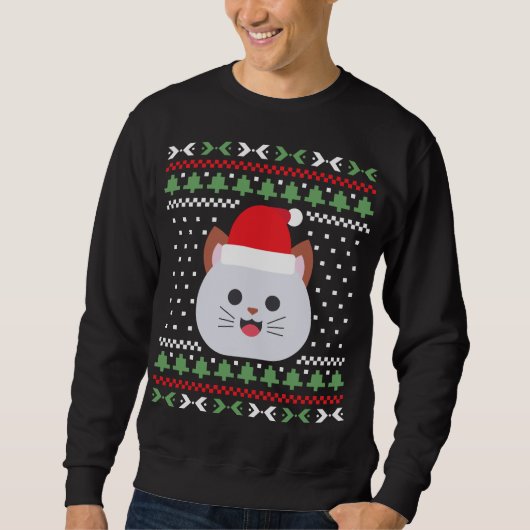 Cat Ugly KerstSweater Trui (Voorkant)