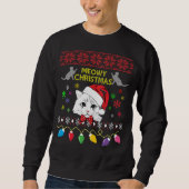 Cat Ugly KerstSweater Trui (Voorkant)