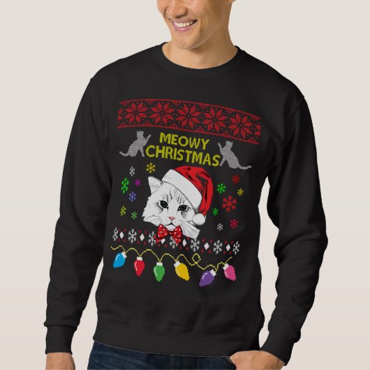 Cat Ugly KerstSweater Trui (Voorkant)