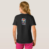 Cat underwater UFO lady shirt (Achterkant volledig)