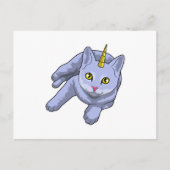 Cat Unicorn Briefkaart (Voorkant)