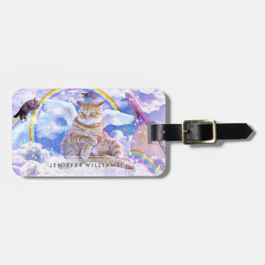 Cat Unicorn - Caticorn Bagagelabel (Voorkant horizontaal)