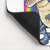 Cat Unicorn Dinosaur T rex Kitten lover Muismat (Hoek)