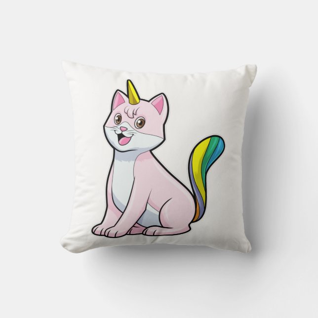 Cat Unicorn Kussen (Voorkant)
