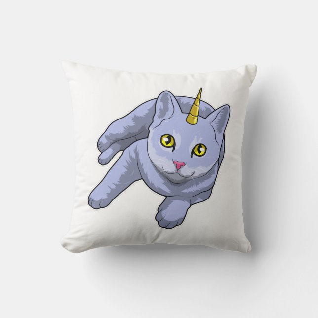 Cat Unicorn Kussen (Voorkant)