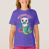 Cat Unicorn Meowmaid T-shirt (Voorkant)