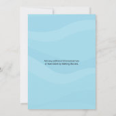 Cat Unicorn Mermaid under the Zee Birthday Party Kaart (Achterkant)