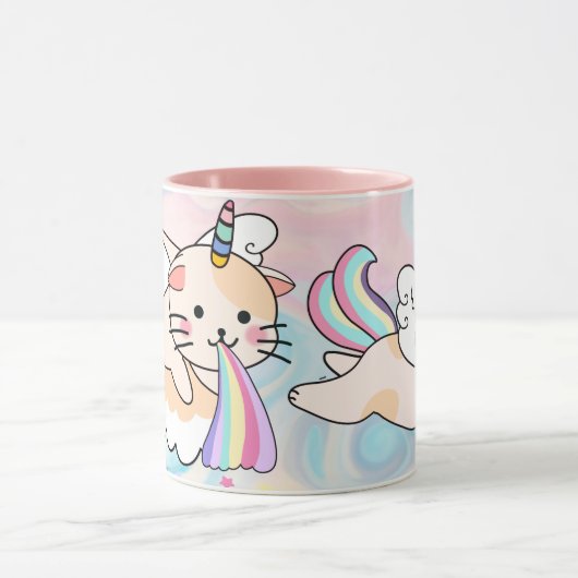 Cat Unicorn Mok (Midden)