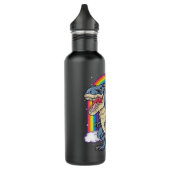 Cat Unicorn Riding Dinosaur T rex Kitten Lover Spa Waterfles (Links)