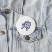 Cat Unicorn Ronde Button 7,6 Cm (In situ)