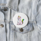 Cat Unicorn Ronde Button 7,6 Cm (In situ)