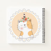 Cat Unicorn Sketchbook Notitieboek (Achterkant)
