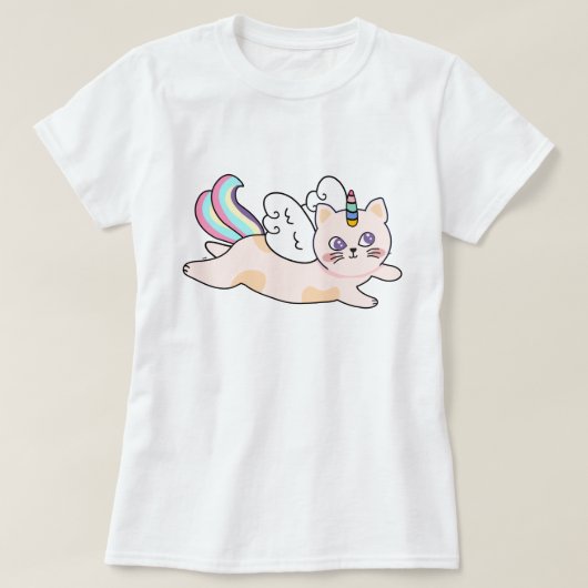 Cat Unicorn T-Shirt (Design voorkant)