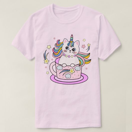 Cat Unicorn T-Shirt (Design voorkant)
