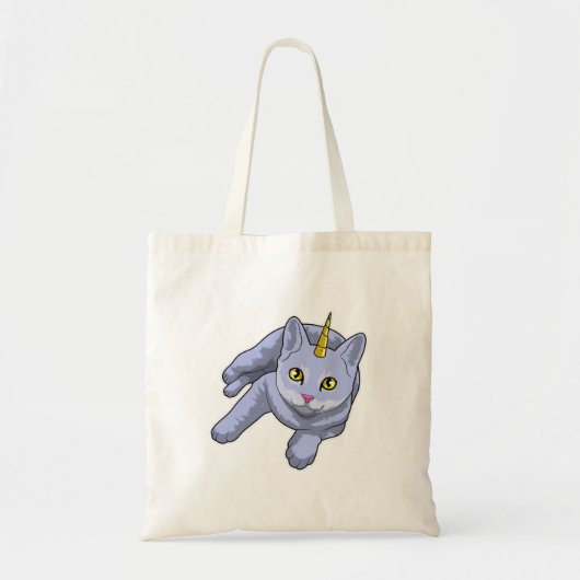 Cat Unicorn Tote Bag (Voorkant)