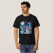 Cat & Unicorn UFO Selfie: Big Meeting #10 T-shirt (Voorkant volledig)