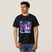 Cat & Unicorn UFO Selfie: Big Meeting #11 T-shirt (Voorkant volledig)