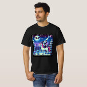 Cat & Unicorn UFO Selfie: Big Meeting #12 T-shirt (Voorkant volledig)