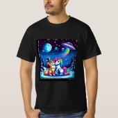 Cat & Unicorn UFO Selfie: Big Meeting #4 T-shirt (Voorkant)