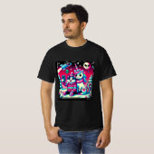 Cat & Unicorn UFO Selfie: Big Meeting #7 T-shirt (Voorkant volledig)
