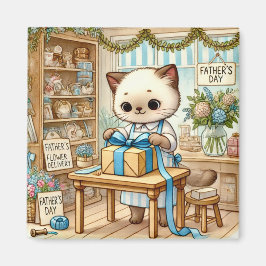 Cat Vaderdag Magnet voor Cat Dads