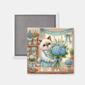 Cat Vaderdag Magnet voor Cat Dads (Voorkant / Achterkant)