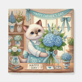 Cat Vaderdag Magnet voor Cat Dads