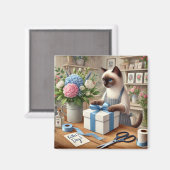 Cat Vaderdag Magnet voor Cat Dads (Voorkant / Achterkant)