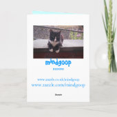 Cat Valentijnsdag kaart (Achterkant)