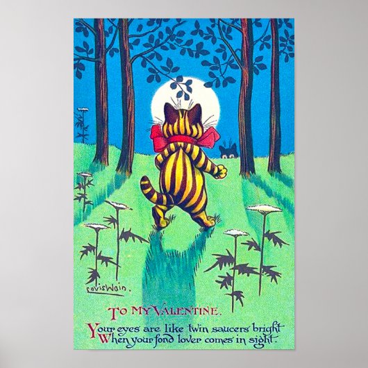 Cat Valentine, Louis Wain Poster (Voorkant)