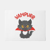 Cat Vampire Halloween Deurmat (Voorkant)