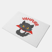 Cat Vampire Halloween Deurmat (Schuin)