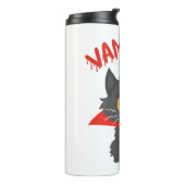 Cat Vampire Halloween Thermosbeker (Gedraaid links)