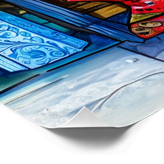 Cat van Colourful Shelf Perfect Poster (Hoek)